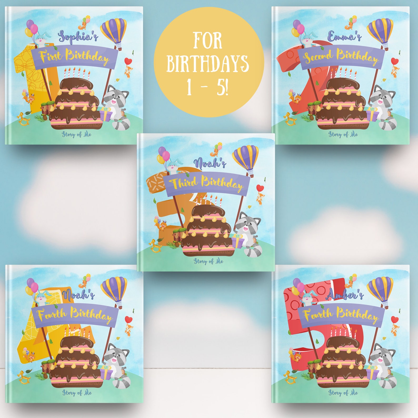 Personalized Book My First Birthday Custom Personalized Etsy