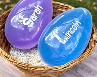 Personalized Kid Easter Eggs•Kids Easter Basket Stuffer•Jumbo Easter Egg•Kids Easter Gift•Fillable Easter Egg•Easter Basket•Easter Egg