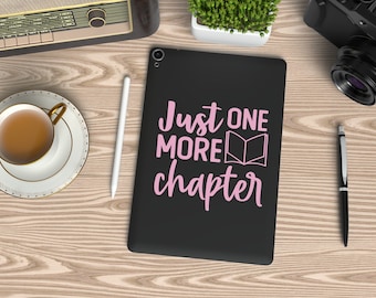 Just One More Chapter Decal•Book Car Decal•Book Sticker•Gift For Book Lover•Gift For Book Club•Gift For Librarian•e-Reader Decals•Wall Decal