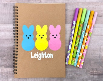 Kids Easter Notebook•Kids Easter Basket Stuffers•Gift For Kids• Gift For Easter•Easter Gift For Girls/Boys•Peeps•Class Gift•Bunny Gifts