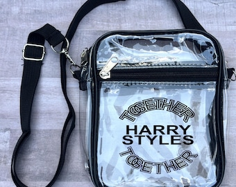 Together Together Tour 2026•Harry Fan Merch•Clear Stadium Approved Crossbody Bag•Custom Concert Purse•Keepsake