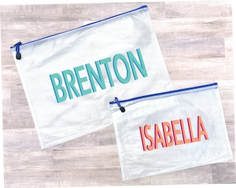 Personalized Summer Camp Bag•Sleepaway Camp Packing Trunk•Sleep Away Camp Bag•Camp Organization•Wet Dry Bag•Custom Summer Camp Bag•Pool Bag