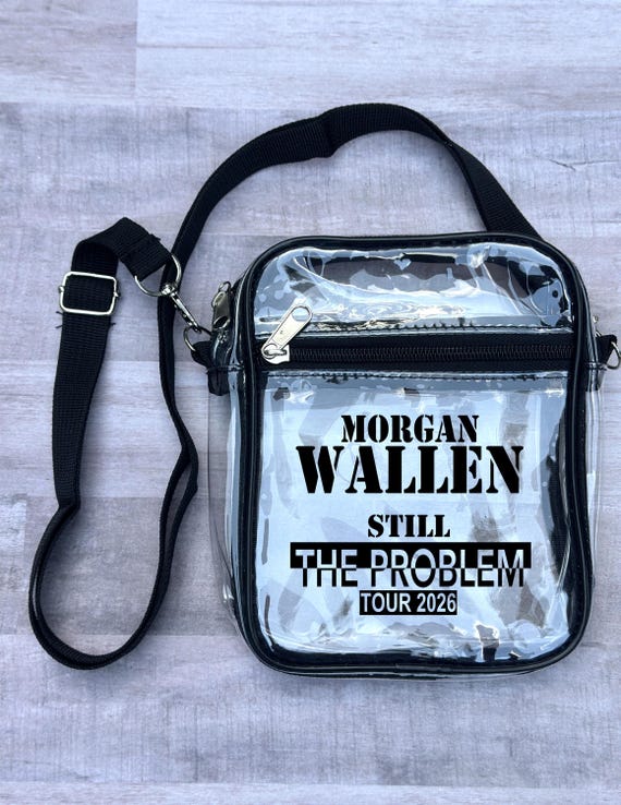 Still The Problem Tour 2026•Morgan Fan Merch•Clear Stadium Approved Crossbody Bag•Custom Concert Purse•Concert Keepsake