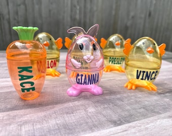 Easter Candy Holder•Personalized Kids Easter Basket Stuffers•Easter Gift For Girls/Boys•Easter Party Favors•Easter Eggs•Easter Basket