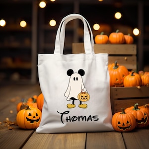 Mickey Halloween Party Trick or Treat Bag•Disney Not So Scary Halloween•Disney World Disneyland Halloween Party•Halloween Tote Bag•MNSSHP