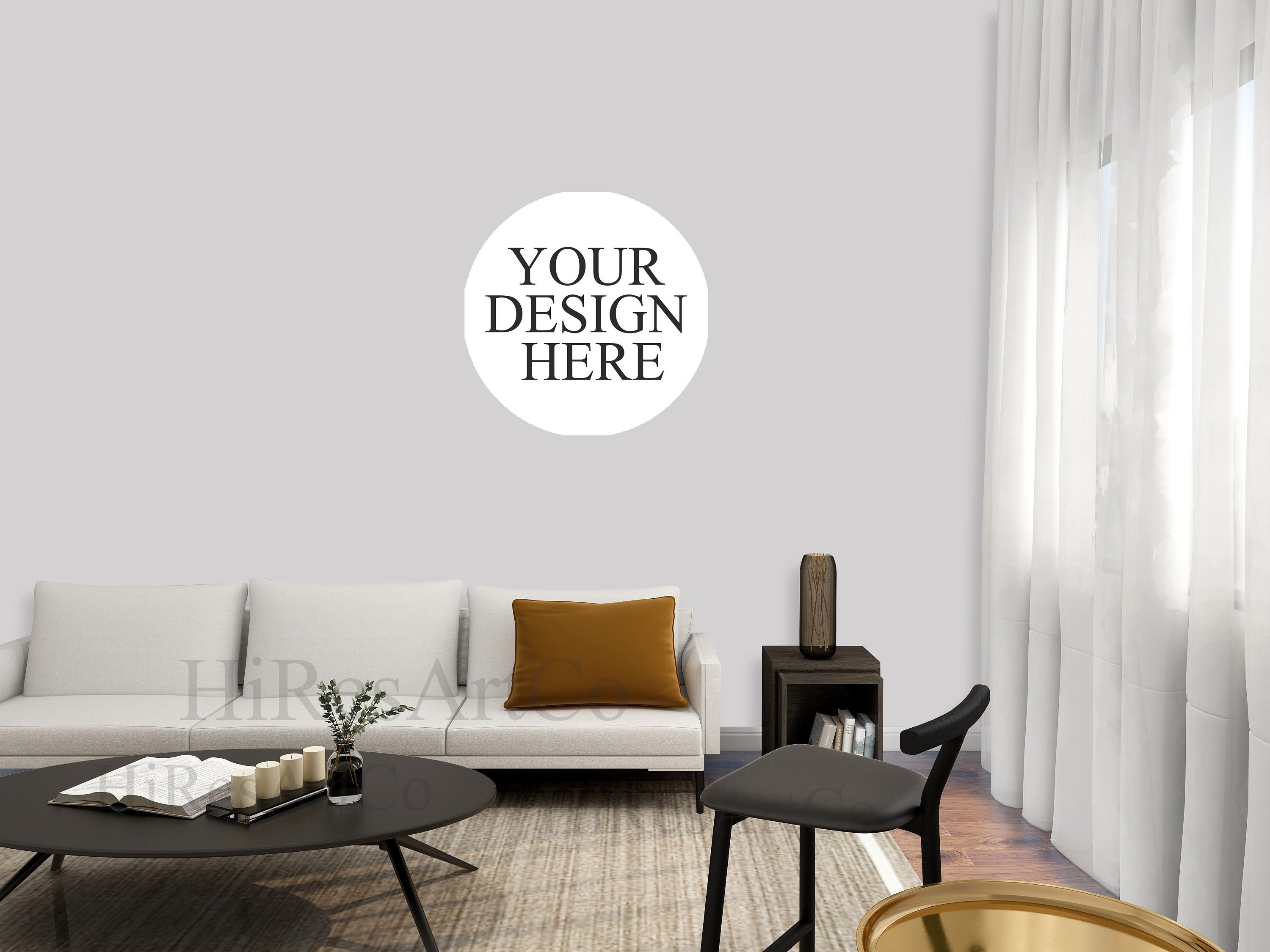 Instant Download Art Template Mockup Image Blank Wall Etsy