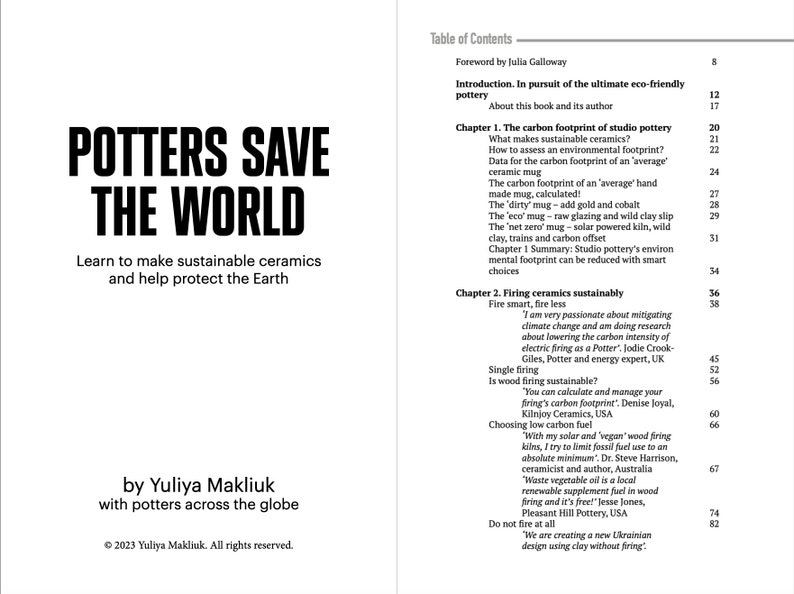 Book Potters Save the World: Learn to Make Sustainable Ceramics and Help Protect the Earth, eco-pottery manual, ethically made ceramic guide image 3