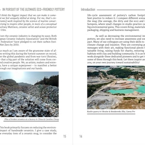 Buch Töpfer retten die Welt: Lernen Sie, nachhaltige Keramik zu machen und helfen, die Erde zu schützen, Öko-Keramik-Handbuch, ethisch hergestellter Keramikführer Bild 7