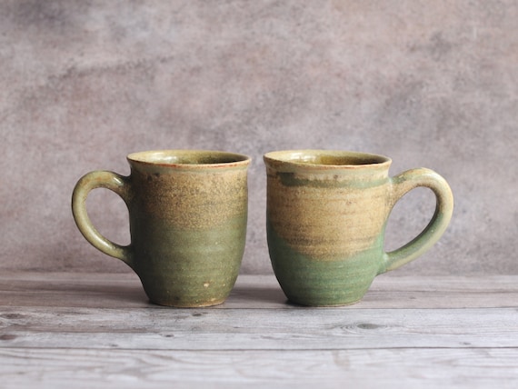 Handmade Ceramic Star & Stripe Mugs Unique Personalized Coffee Mugs Earthy  Pottery Mugs Pottery Mug Coffee Mug Handmade Texture Organic Mugs 