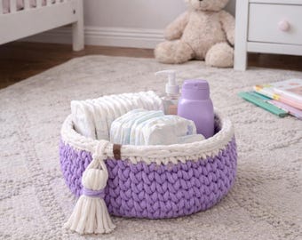 Nappy Caddy, Newborn, Nursery, Basket, Bedroom, Children’s, Decor, New Baby, Gift, Him and Her