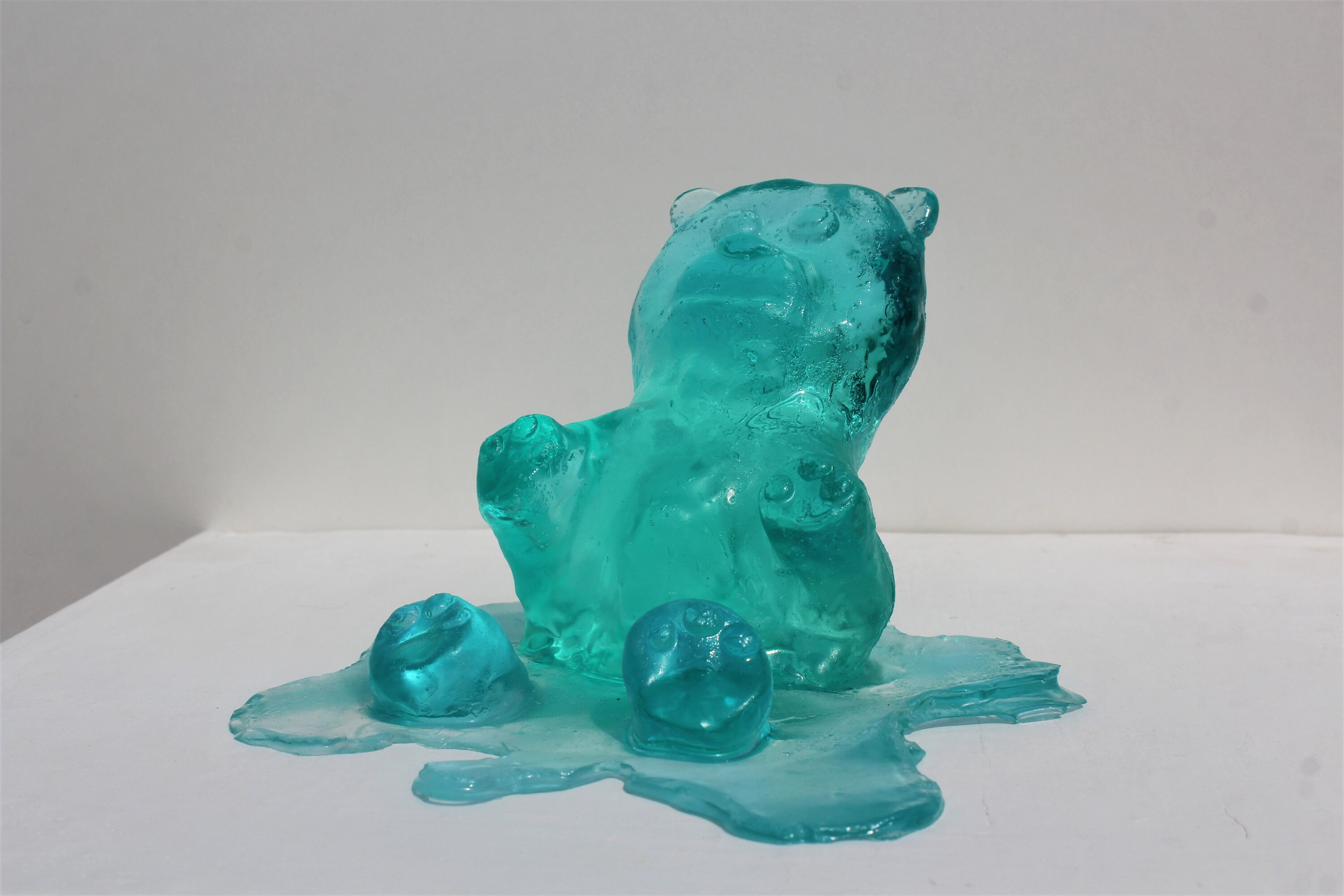Giant Gummy Bear Resin Melting Blue Sculptures Find Out More. Etsy Canada