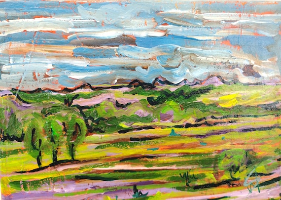 Original Acrylic Painting: Three sisters, 8"x10" (2026)