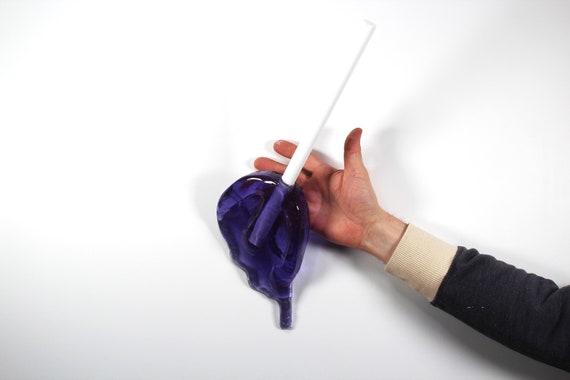 Giant oversized resin sucker melting wall art sculpture grape purple find out more.