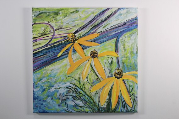 Acrylic painting from a walk in the woods title: Sisters aesthetic painting for the wall find out more.