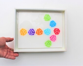 45 record arrow resin wall art colorful bright pops of color find out more.