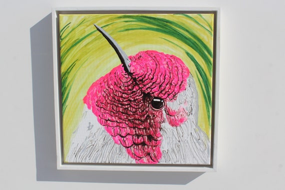 Original hummingbird artwork abstract wall art painting find out more.