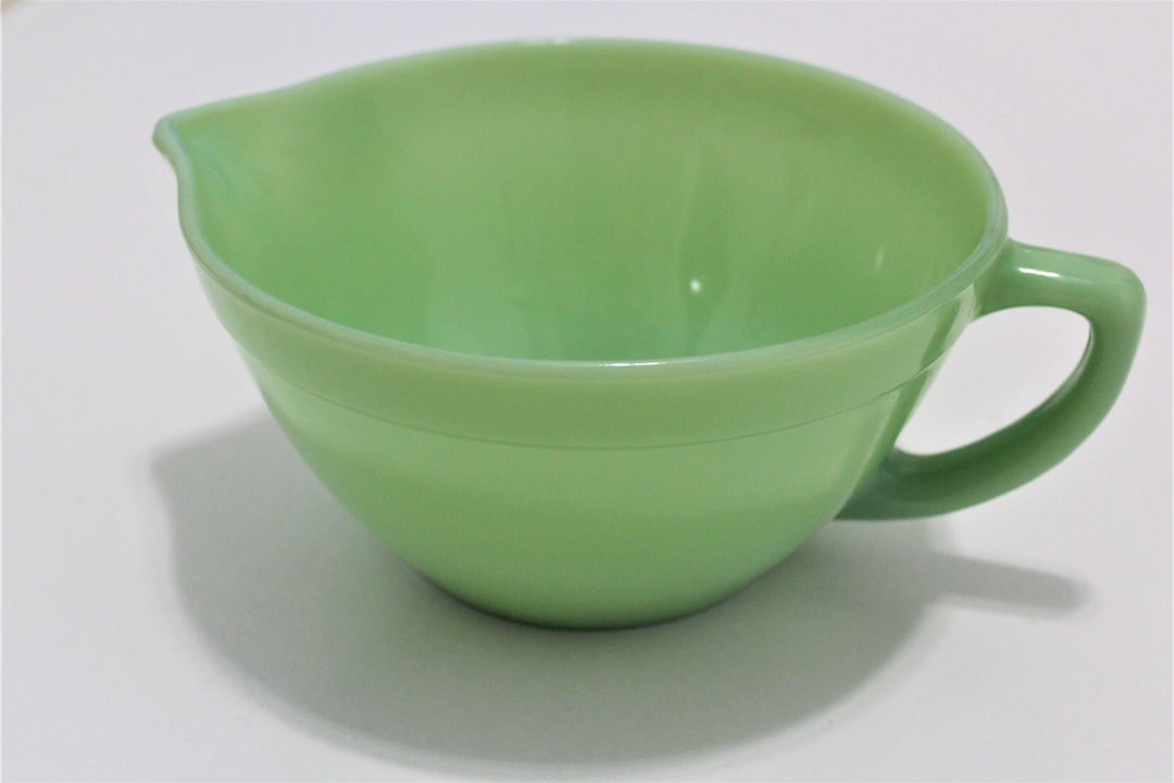 1940's Vintage Fire King Jadeite Batter Bowl Mixing Etsy