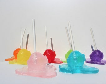 3 Blow pop lollypop resin melting candy suckers 1 light pink 1 blue and 1 that you pick the color, find out more.