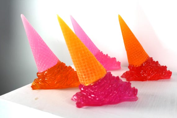 Resin melting ice cream sculptures pick your color find out more.