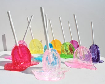 Resin candy sucker sculptures pick your color find out more.