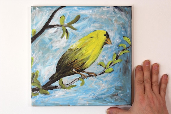 Original one of a kind hand painted painting title May, artwork for the wall find out more.