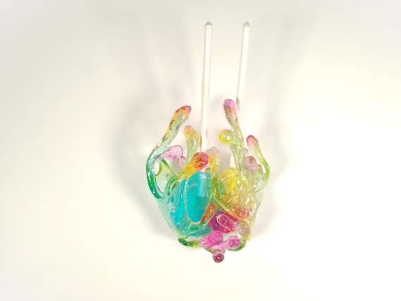 Resin suckers wall hanging sculpture full of color find out more.