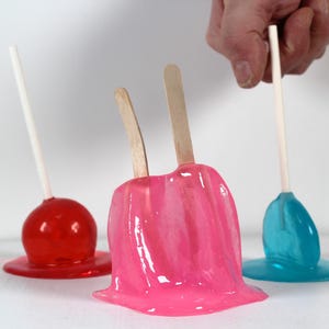 Popsicle blow pop and sucker sculptures. IMPORTANT NOTICE For possible impending TARIFFS please read the disclaimer on the item description.