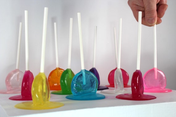 Resin candy sucker sculptures pick your color find out more.