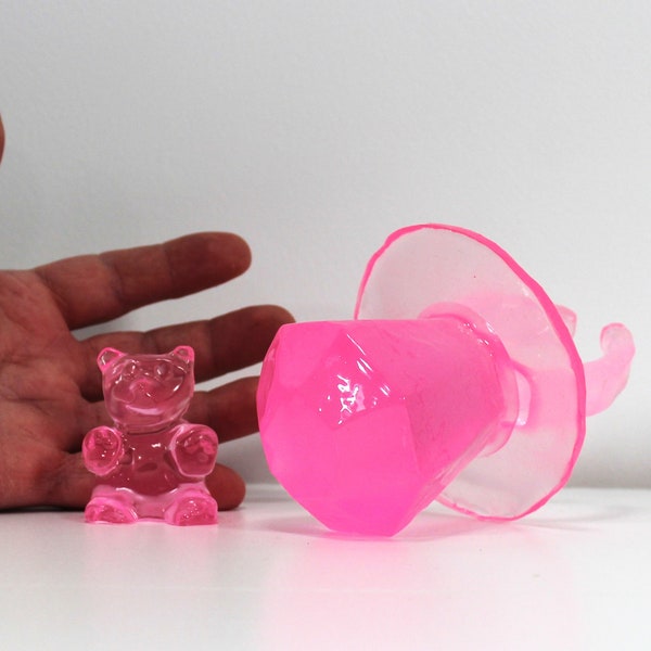 Giant jumbo ring pop resin sculpture hot pink find out more.