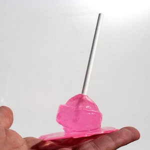 Blow pop lollypop melting resin sculpture hot bubblegum pink find out more.