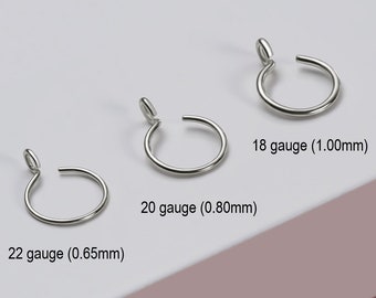 nose lip rings,fake nose ring jewelry,fake lip ring,14k gold filled faux rings,no piercing, faux hoop earrings,fake piercing,fake nose cuff