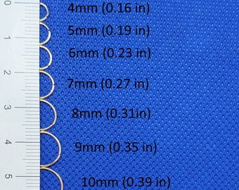 small hoop earrings.tiny gold hoop earrings.conch.huggie-helix hoops. Thickness 23-22-20 g -Inner Diameter 4mm,5mm,6mm,7mm,8mm,9mm,10mm,12mm
