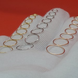 Créoles Thiny Huggie, Anneau de nez, Créoles en or, Créoles pour cartilage, Créoles en argent sterling, Créoles hélicoïdales, Créoles tragus