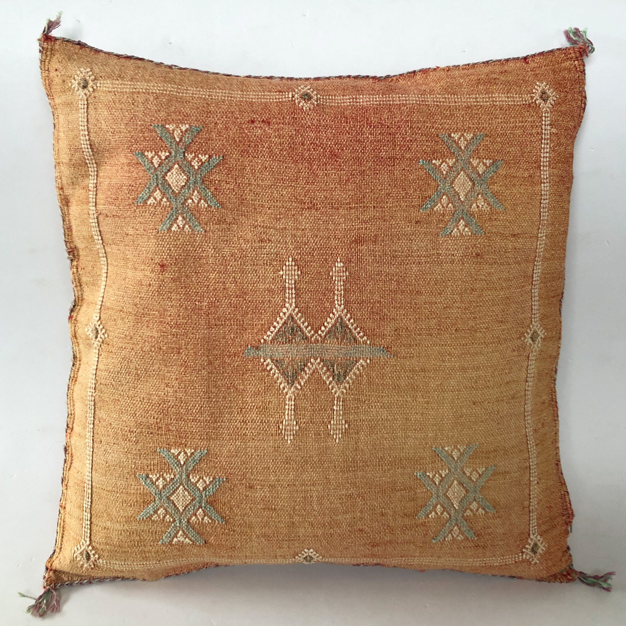 Moroccan Cactus Silk Cushion Toffee Etsy