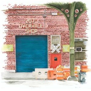 207th St. Overhaul Shop - NYC Street Scene Inwood NY