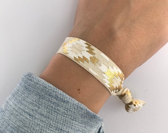 Festival golden Summervibes elastisches Armband /Hairtie