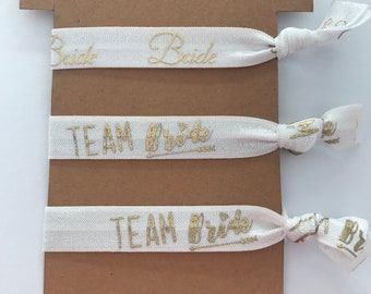 Set ab 5,00EUR Hairtie/ elastisches Armband für Hochzeit oder JGA
