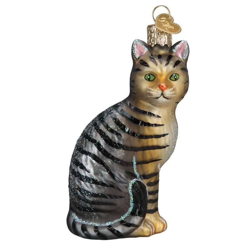 Tabby Cat Old World Christmas