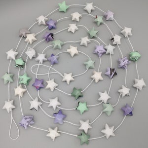 Origami Lucky Star Paper Strips Purple Mixed Star Folding DIY Pack