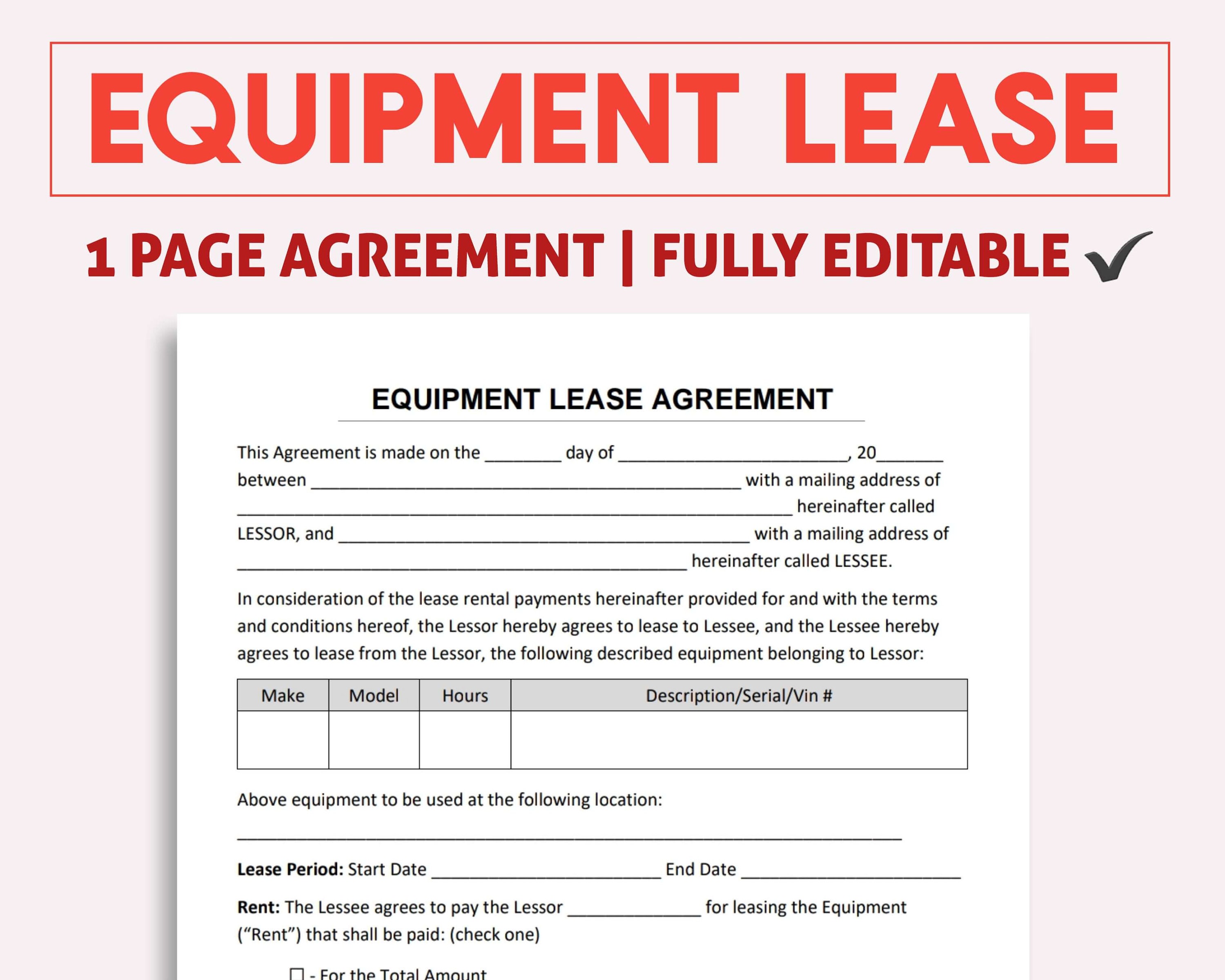 collateral assignment of equipment lease