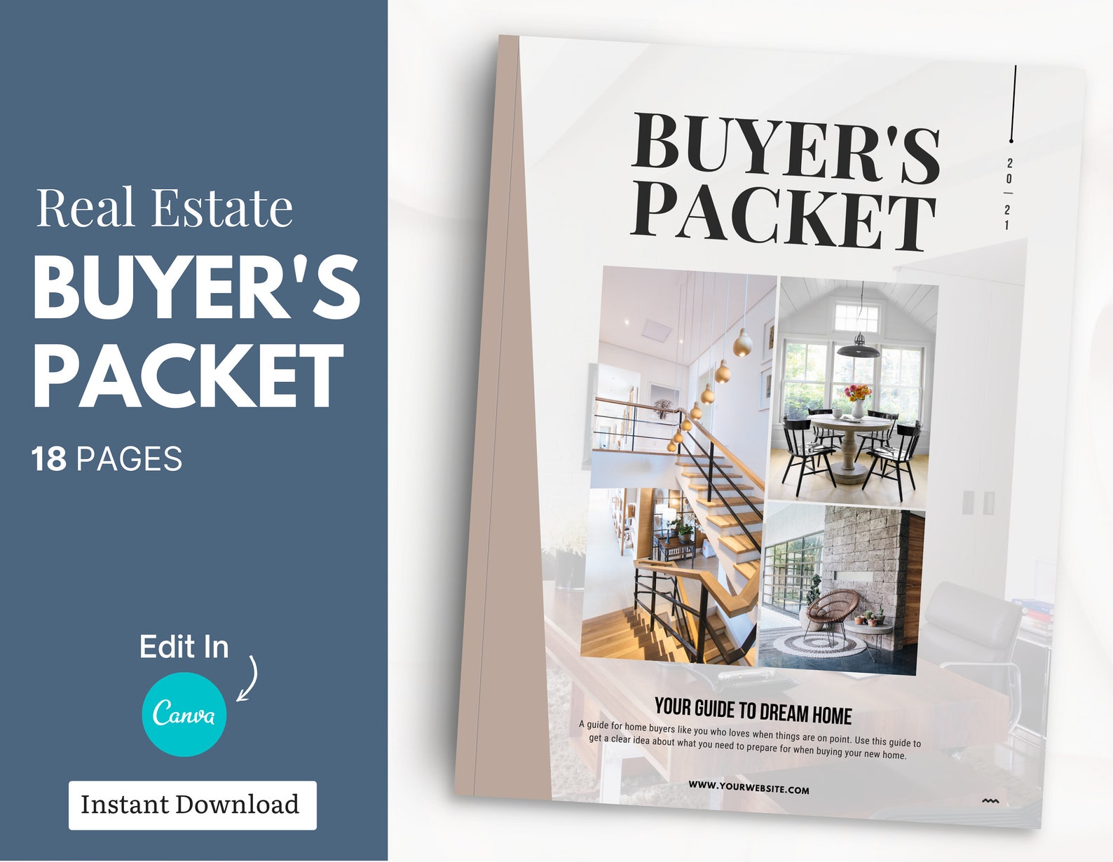 Real Estate Buyer's Packet Real Estate Home Buyer Guide Etsy