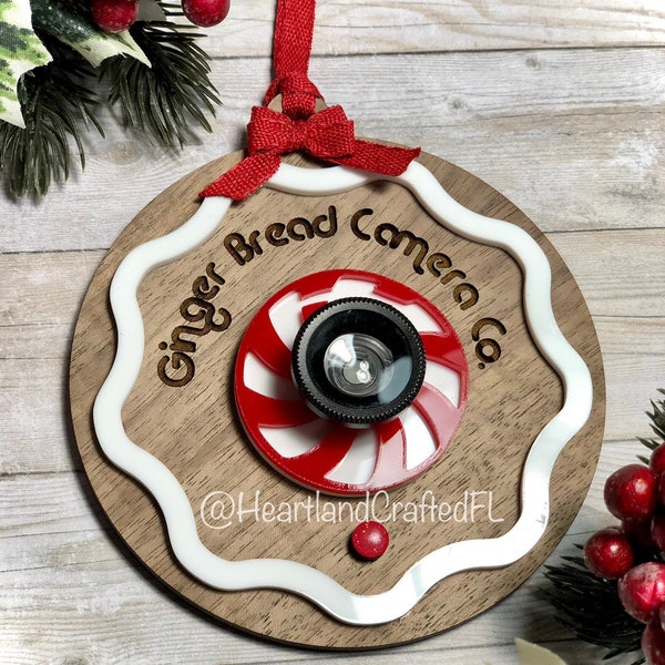 SVG ONLY Gingerbread Santa Cam