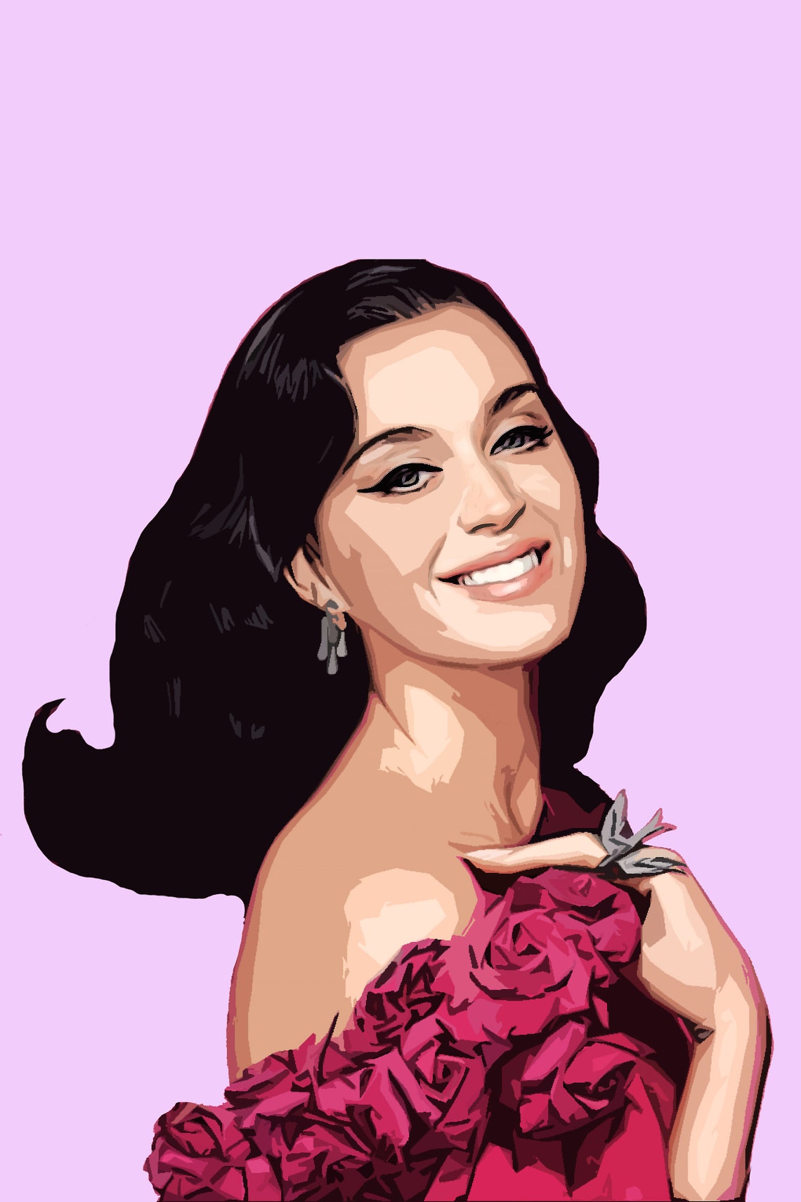 Katy Perry Fan Art Illustration Digitial Download Only PNG & - Etsy