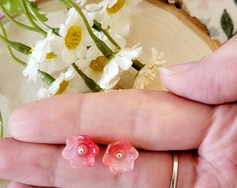 Pendientes de amapola