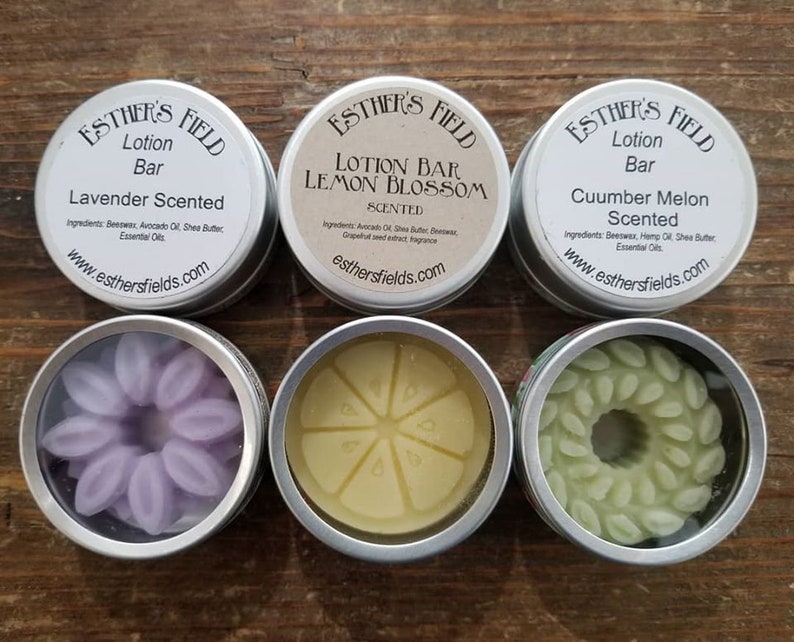 Solid Lotion Bar Etsy