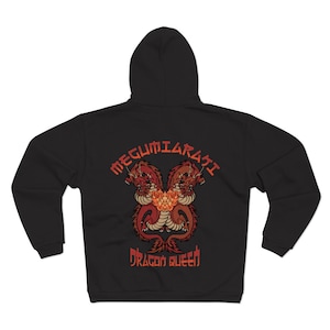 Dragon Queen Zip Hoodie – Fantasy Anime Hoodie für den Inneren Drachen!