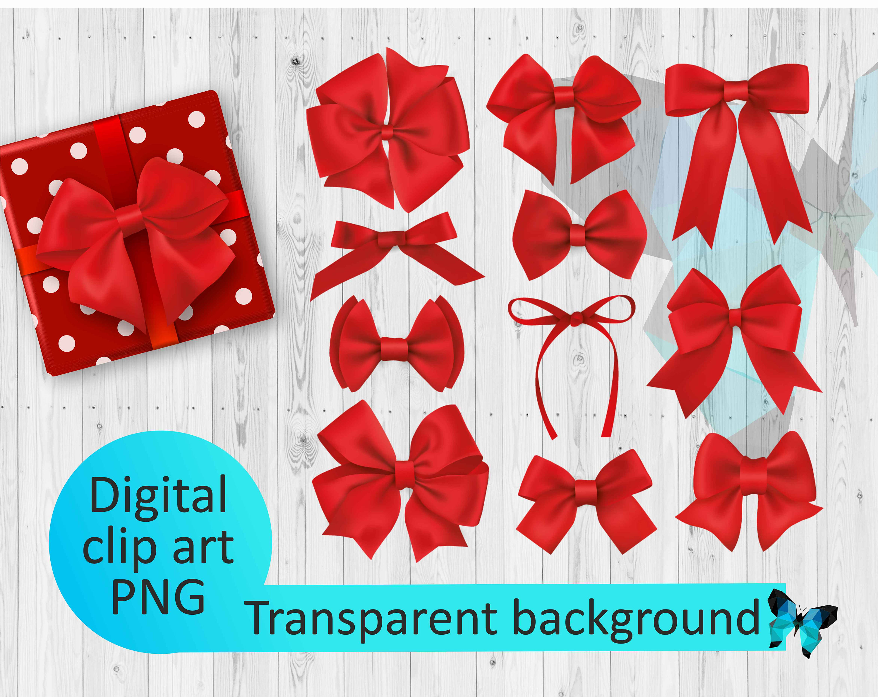 Red Bow Tie Bundle. Red Bows Png. Digital PNG Sublimations. Holiday Set /  Birthday / Mothers Day / Cartoon Clipart Sublimation Collection 