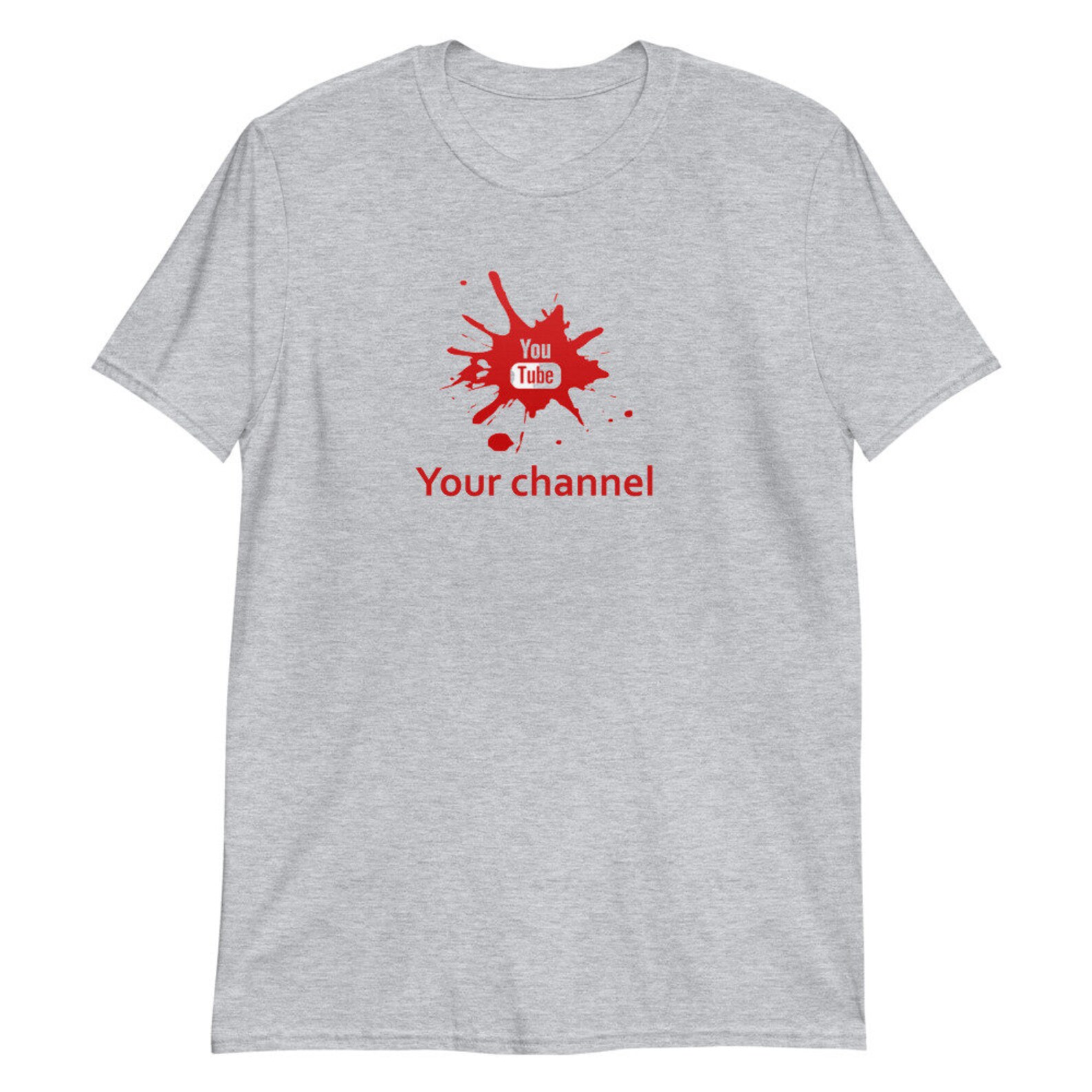 Personalized Youtube shirt Youtube Subscribe Your Channel Etsy