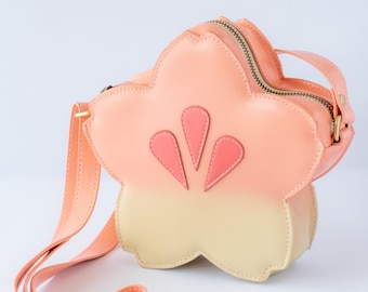 Pre-order, Cherry blossom Sakura Pochette Bag Shoulder Bag Animal Crossing New Horizons ACNH Nintendo Switch Pink Gift