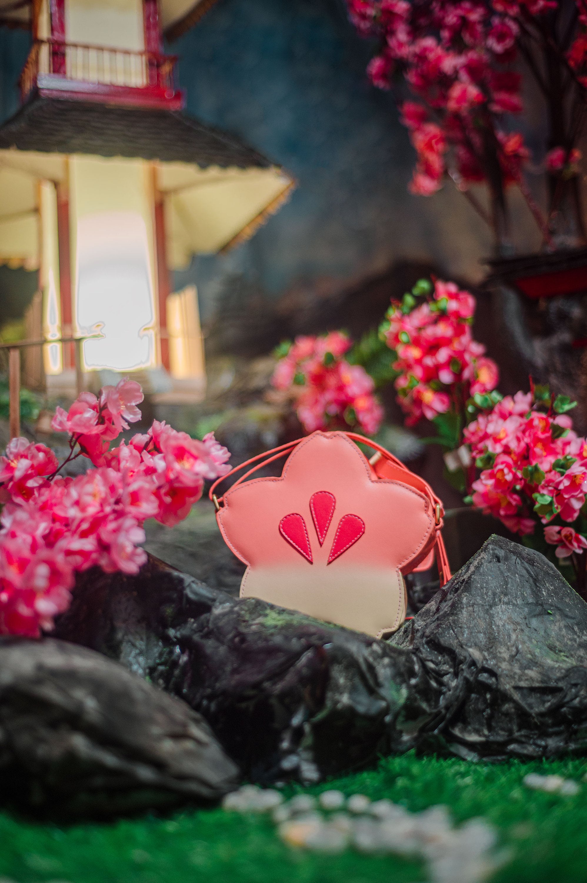 ハンドメイド♡さくらんぼバッグ 送料無料！【予約販売】さくらんぼ チェリー ショルダーバッグ